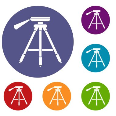 Tripod Icons set
