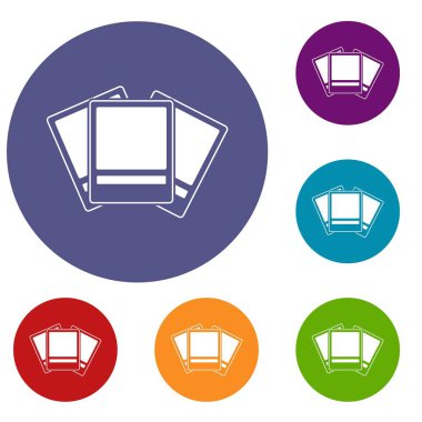 Fotoğraflar Icons set