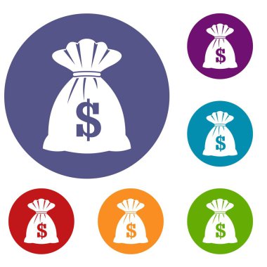 Dolar Icons set ile çanta
