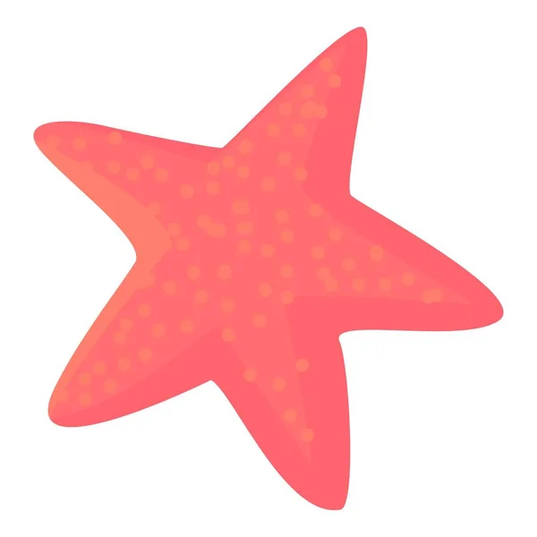 Икона морской звезды, стиль мультфильма — стоковый вектор