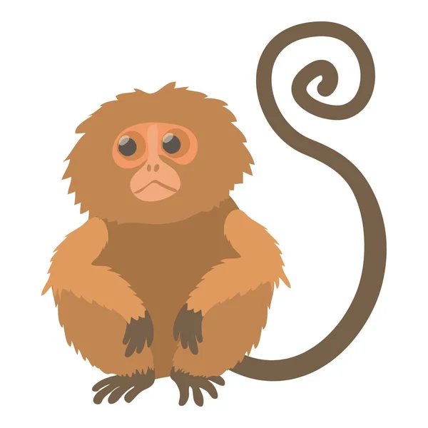 Rhinopithecus icon, cartoon style — Stock Vector