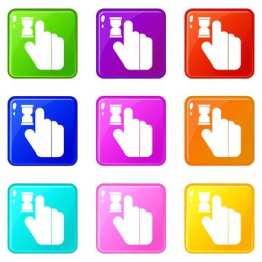 Simgeler 9 ayarla'yı tıklatın