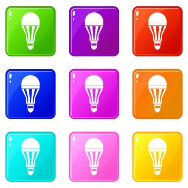 LED ampul Icons 9 set