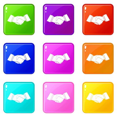 El sıkışma Icons 9 set