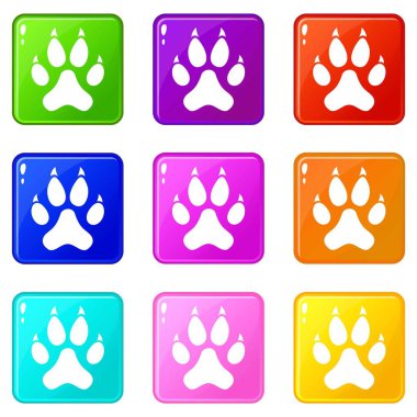 Kedi pençe Icons 9 set
