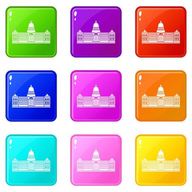 Kongre Sarayı, Arjantin simgeler 9 ayarla