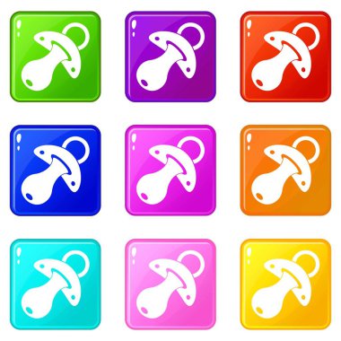 Bebek emziği Icons 9 set
