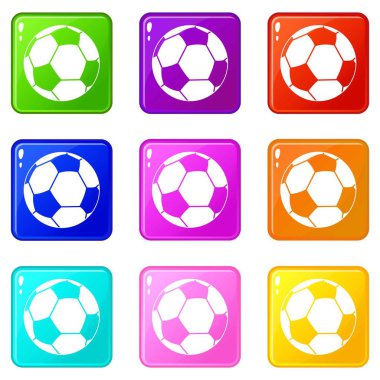 Futbol topu Icons 9 set