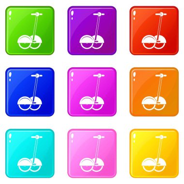 Alternatif ulaşım araç simgeler 9 ayarla