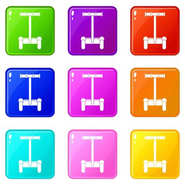 Alternatif ulaşım araç simgeler 9 ayarla