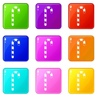 Şeker kamışı Icons 9 set