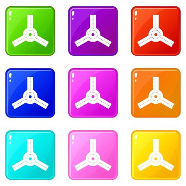 Dolambaçlı Icons 9 set