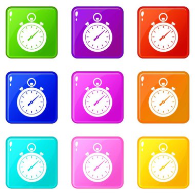Chronometre Icons 9 set