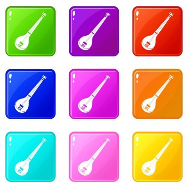 Hint gitar Icons 9 set