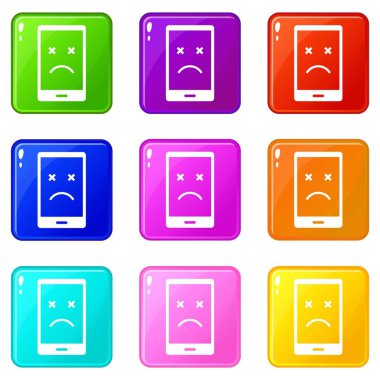 Ölü telefon Icons 9 set