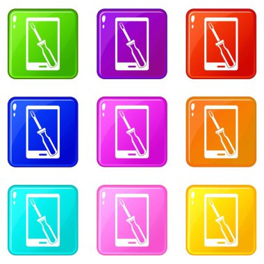 Yenileme telefon Icons 9 set