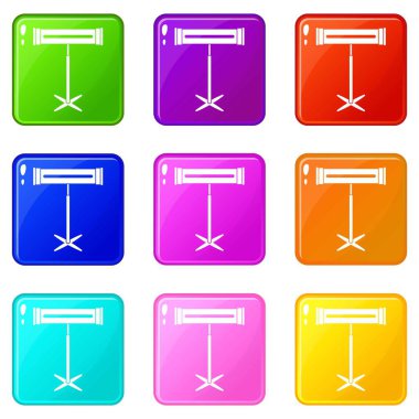 Elektrikli ısıtıcı Icons 9 set