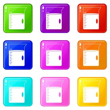 Ölçüm Kupası Icons 9 set