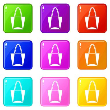 Büyük çanta Icons 9 set