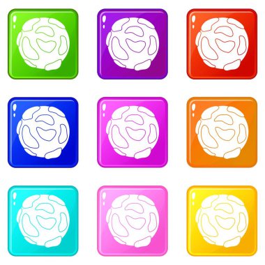 Güzel bir gezegen Icons 9 set