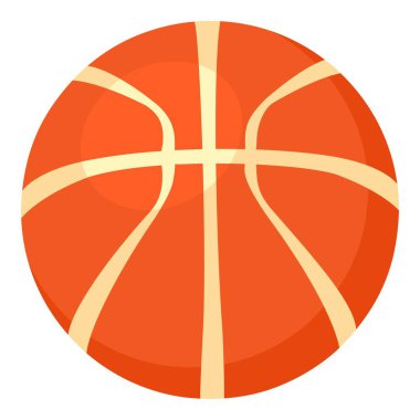 Basketbol ikonu, çizgi film tarzı