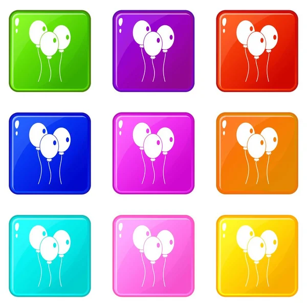 Balonlar Icons 9 set
