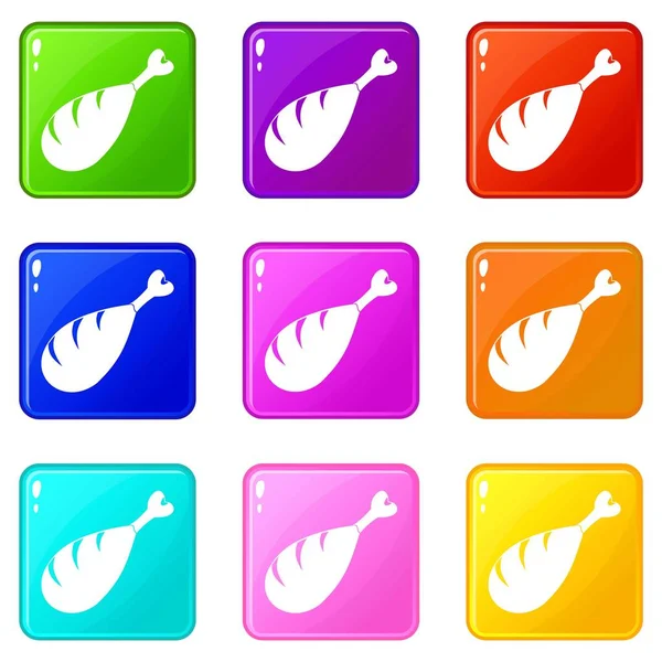 Et kemik simgeleri 9 ayarla