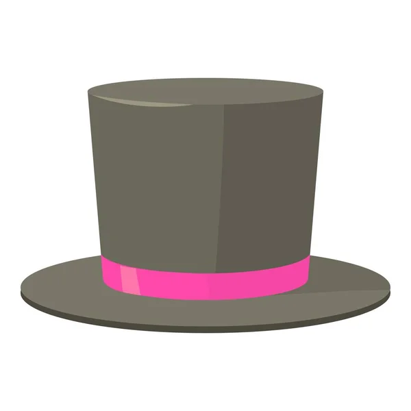 Bowler hat ikona, kreslený styl — Stockový vektor