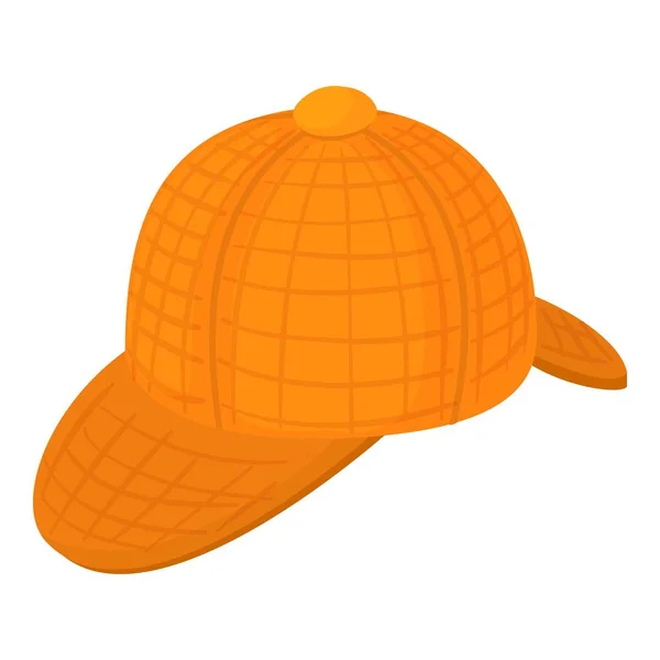Icône chapeau anglais, style dessin animé — Image vectorielle