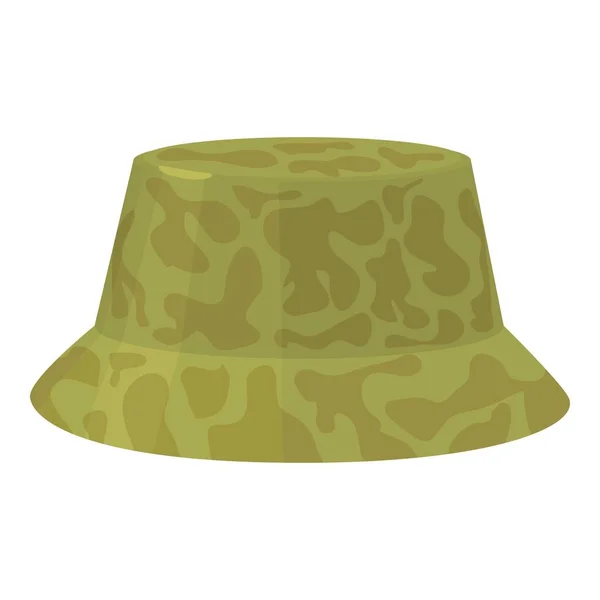 Ikona kapelusz obozu, stylu cartoon — Wektor stockowy