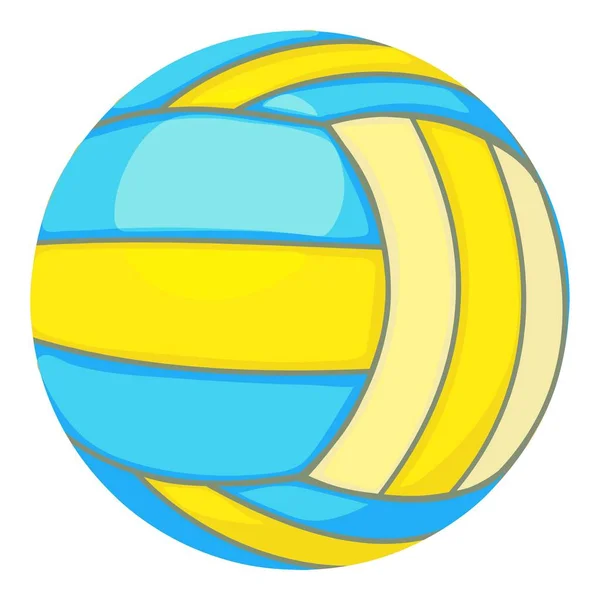 Ball für Volleyball-Ikone, Cartoon-Stil — Stockvektor