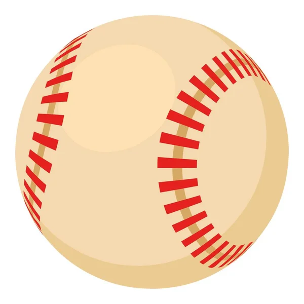 Baseball ball icon, cartoon style — Stock Vector