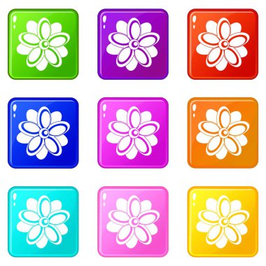 Çiçek Icons 9 set