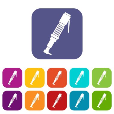 Pnömatik tornavida simgeleri düz ayarlamak