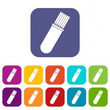 Çubuklar simgeler kaynak düz ayarla