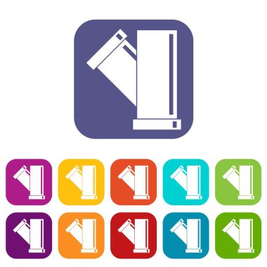 Simgeleri düz ayarlamak uygun boru tee