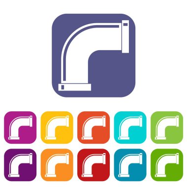 Nargile simgeleri düz ayarlamak