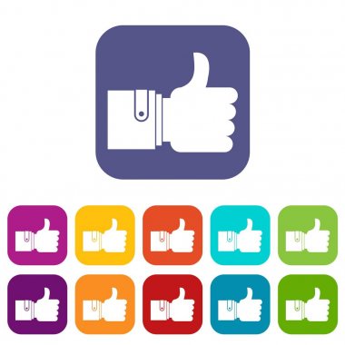 Simgeleri gibi düz ayarlamak