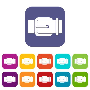 Düz ayarlamak simgeleri zarif deri pantolon kemer