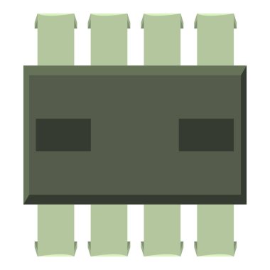 Elektronik simgesi, karikatür tarzı