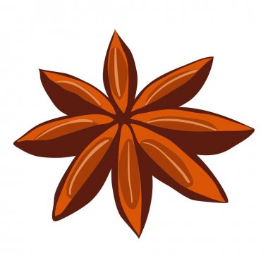 Anason simgesi, karikatür tarzı