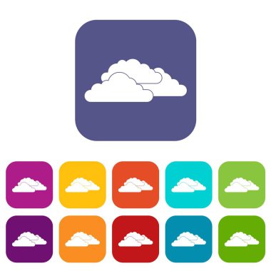 Bulutlar Icons set