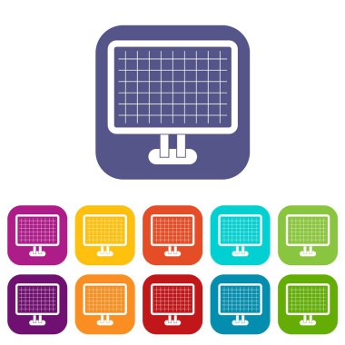 bilgisayar monitörü Icons set