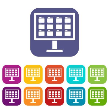 Bilgisayarın masaüstüne klasör simgeleri ile ayarla