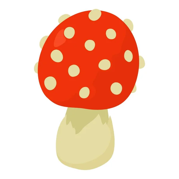 Icono de Amanita edulis, estilo de dibujos animados — Archivo Imágenes Vectoriales