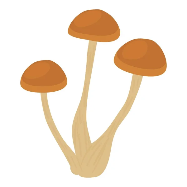 Miele icona agarica, stile cartone animato — Vettoriale Stock