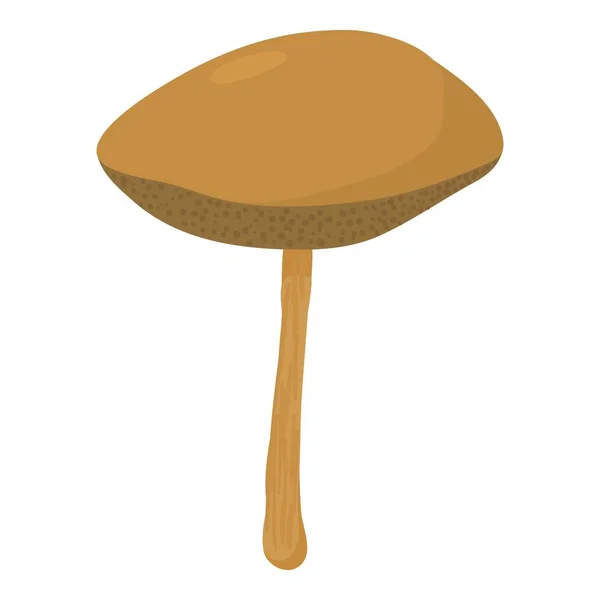 Yellow boletus mushroom icon, cartoon style — Stock Vector