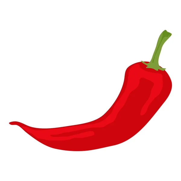 Peper van chili pictogram, cartoon stijl — Stockvector