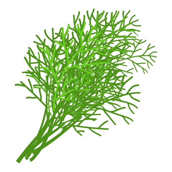 Dill pictogram, cartoon stijl — Stockvector