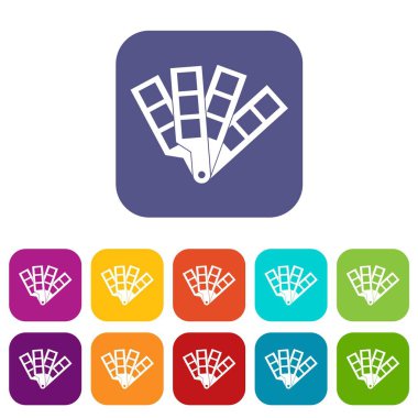 Renk paleti Kılavuzu Icons set